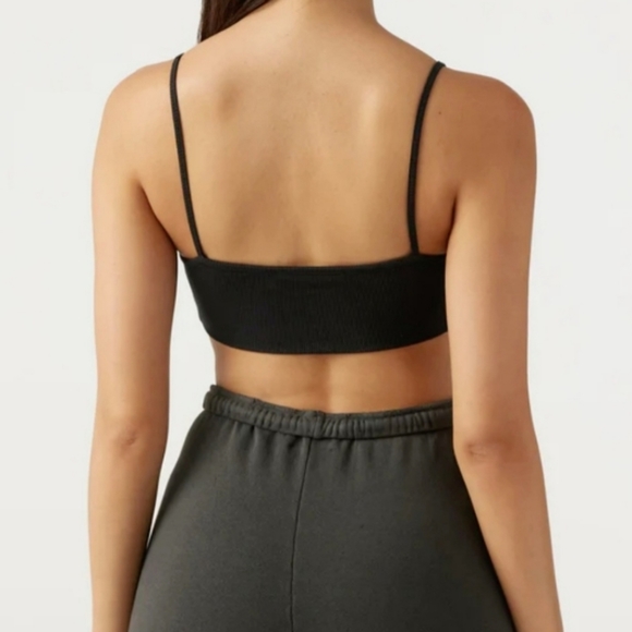 Joah Brown Square Neck Tank Bra - Picture 3 of 6